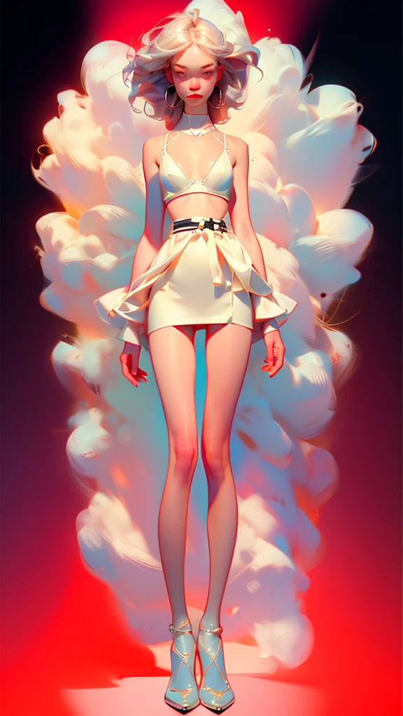 CalvinKlein、Japan 1 woman、The highest image quality、color photograph、8K、the skin is white、A slender、double eyelid、the waist is thin、breasts are small、legs are thin、The color of the top and bottom of the underwear is optional、bra wear