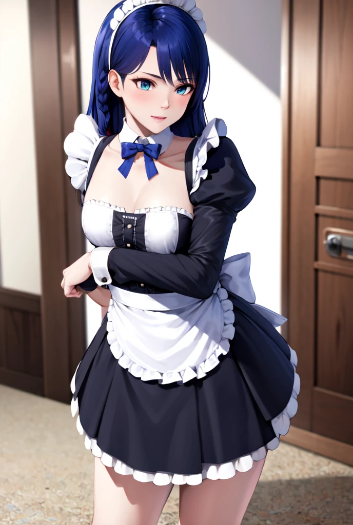 lobelia, 1girl, maid outfit