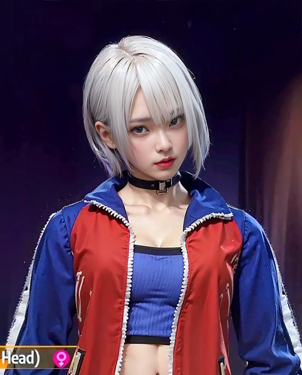 ((Best Quality)), ((Masterpiece)), (High Definition:1.3), 3D, Beautiful Colored hair, black clothes looking at camera, hacker woman showing young, young, big breasts, protruding, sexual, seduction, buttocks sticking, crotch spread, sitting with both knees up, Low angle shot, Low angle camera, Low angle photo, Low Angle photographs, image from below, camera from below, photograph from below, photo from below, from below, top quality, beautiful detailed girl, highly detailed eyes and face,