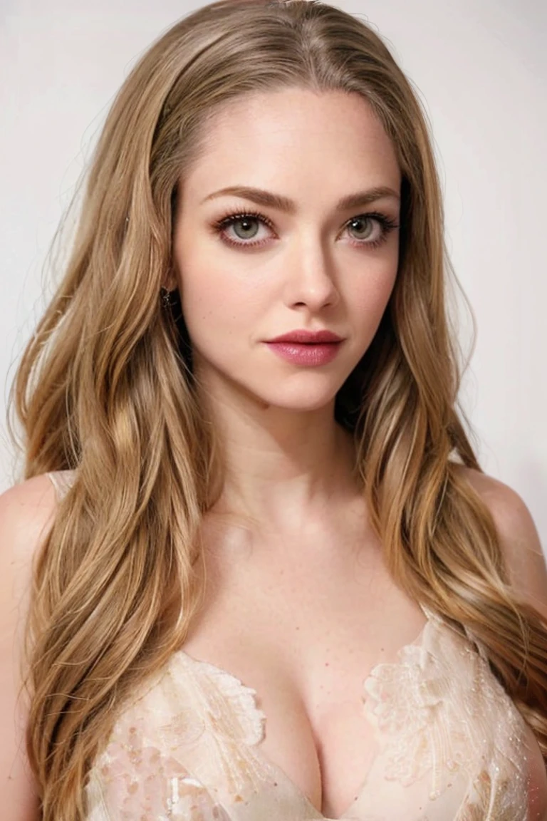 (White background:1.9), (front photo:1.9), Amanda Seyfried, (nude:1.9), (Thick eyebrows:1.5), (cheveux très courts:1.9), (brown hair:1.7), (very huge boobs:1.9), (close portrait), (symmetrical face), (pouty lips), (corps parfait:1.8), (red lipstick:1.9), glowing lights, (pose dynamique), (hyper Realistic:1.4), (Realistic:1.3), (peau à texture réelle de la meilleure qualité), (Cinematic light), highly detailed skin, pores de la peau, (very detailed face:1.1), (very detailed eyes:1.1), Realistic pupils, (anatomie parfaite:1.1), (Proportions parfaites:1.2), (la photographie:1.1), (photoRealistic:1.1), volumetric lighting, dynamic lighting, De vraies ombres, (high resolution:1.1), pointiness, day light, (Realistic, hyperRealistic:1.4), complexe, high detail, spectaculaire, diffusion souterraine, grande profondeur de champ, vif, brillant, pointu, ((plein de pointiness)), (Extremely absurd),8k HDR