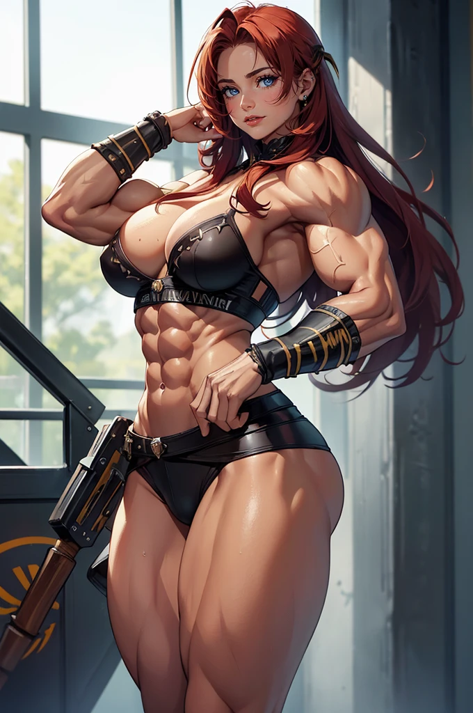 Saint Valkyrie, anjo alado, bela deusa, Mythical heroine, armadura dourada, capacete alado, ((((huge muscular amazon)))), Nome, arte conceitual, High detail, Action painting, Estilo aNome, Cinematic lighting, motion blur, character chart, refer ence sheet, graphic, simetria, cowboy shot, F/1.2, 35 mm, Hasselblad, detalhes altos, anatomicamente correto, master part, best quality, 8k,(Masterpiece: 2), (very detailed: 2), (beautiful: 2), slight smirk, (calypso eyes: 2),(Masterpiece:1.4), (best quality:1.2), kitty cat katarina, 1girl, fur trim, strapless bra, cleavage, scar across eye, whisker markings, red hair, cowboy shot, (Female Bodybuilder), (((Muscular Legs))), ((((Huge Muscles)))),Shirtlesefemale), Sporty, Military, Pretty perfect face, Short hairstyle, (bewitching body), Camouflage briefs, Barefoot, Foot focus, Beautiful feet, Industrial background, (sweat), Tired, (masterpiece), Best quality, Best detail, Excellent quality, Natural light, Beautiful, Sexy, Copious sweat, correct anatomy, Good composition, Muscle shape, Feminine shape, Ruff, Raised, Big ass, Big,, Erection, female,Beautiful viking woman, red hair extremely sexy clothes, muscular body, large breasts,((SOLO WOMAN)), Saint Valkyrie, anjo alado, bela deusa, Mythical heroine, armadura dourada, capacete alado, (((gigantic breasts))), ((Bodybuider)), ((((huge muscular amazon)))), Nome, arte conceitual, High detail, Action painting, Estilo aNome, Cinematic lighting, motion blur, character chart, refer ence sheet, graphic, simetria, cowboy shot, F/1.2, 35 mm, Hasselblad, detalhes altos, anatomicamente correto, master part, best quality, 8k