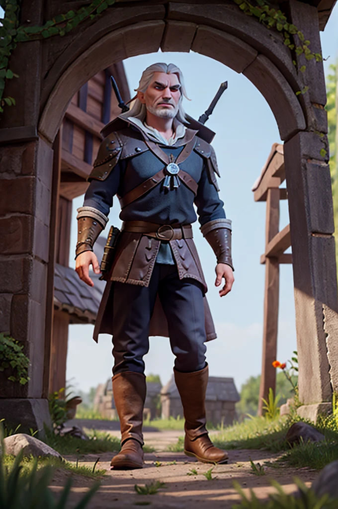 a dark evil witcher