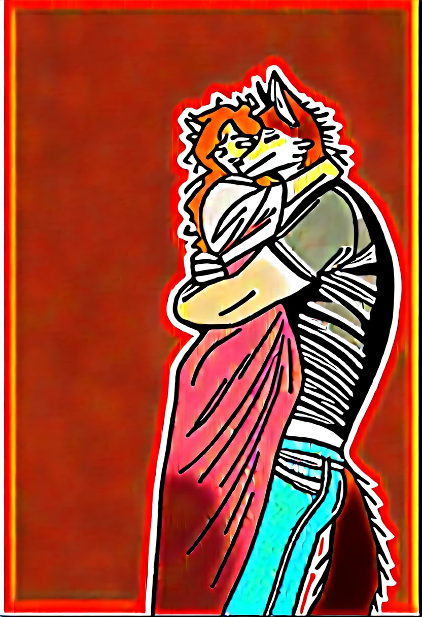 score_9, score_8_up, score_7_up, city, town park square, daytime, crowd on background, sunny, happy, joyful, love, reunion, face to face
((fox:1.2), anthro, female, dark brown fur, long flowing hair, beautiful, wearing a dress, crying tears of joy, hugging, being lifted, feet off the ground)
((wolf:1.2), anthro, male, black fur, (scars, wounds), (wearing a dark green t-shirt and jeans), strong, lifting, loving expression)