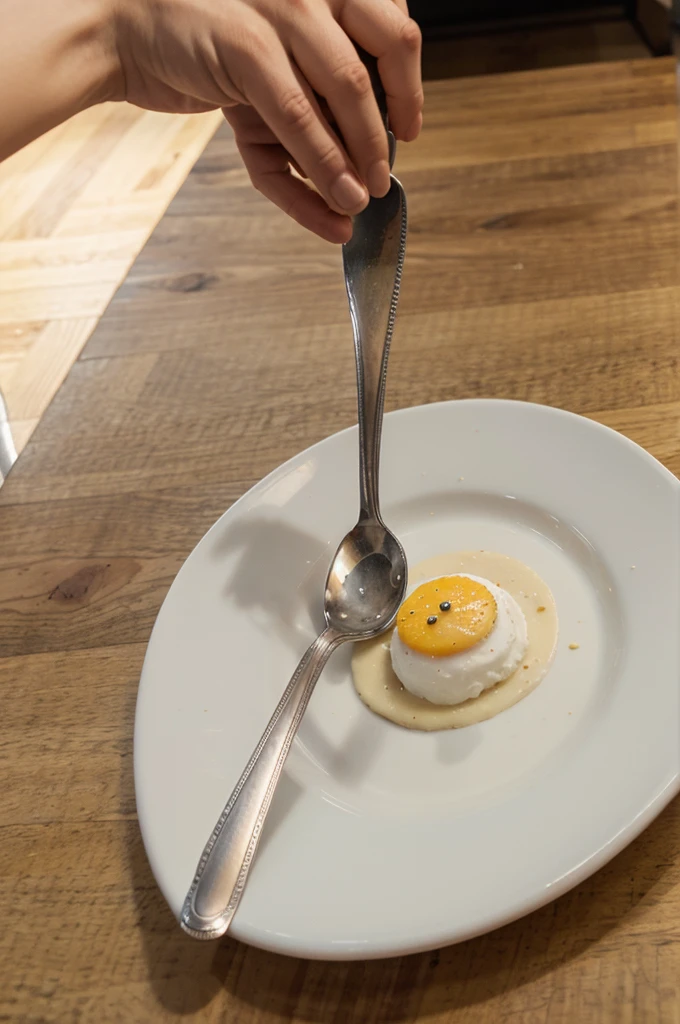 A food logo, combination of spoon, fork, and location pin