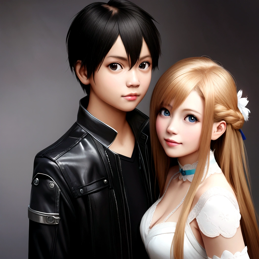 Anime Asuna e Kirito, Realistic photos, Realist Anime, Asuna, Kirito