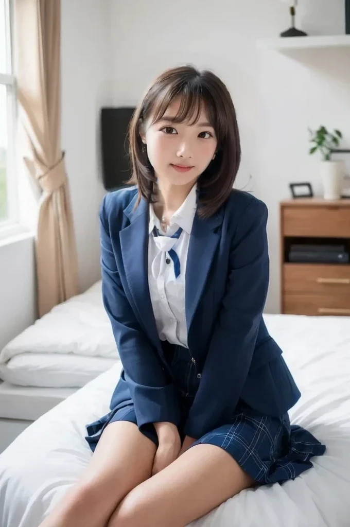Large uniform ribbon tie