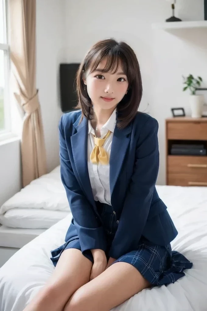 Large uniform ribbon tie