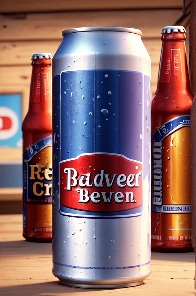 create a beer can that looks like the typical Budweiser can
The can should say Buttweiser and the logo should be an animated ass