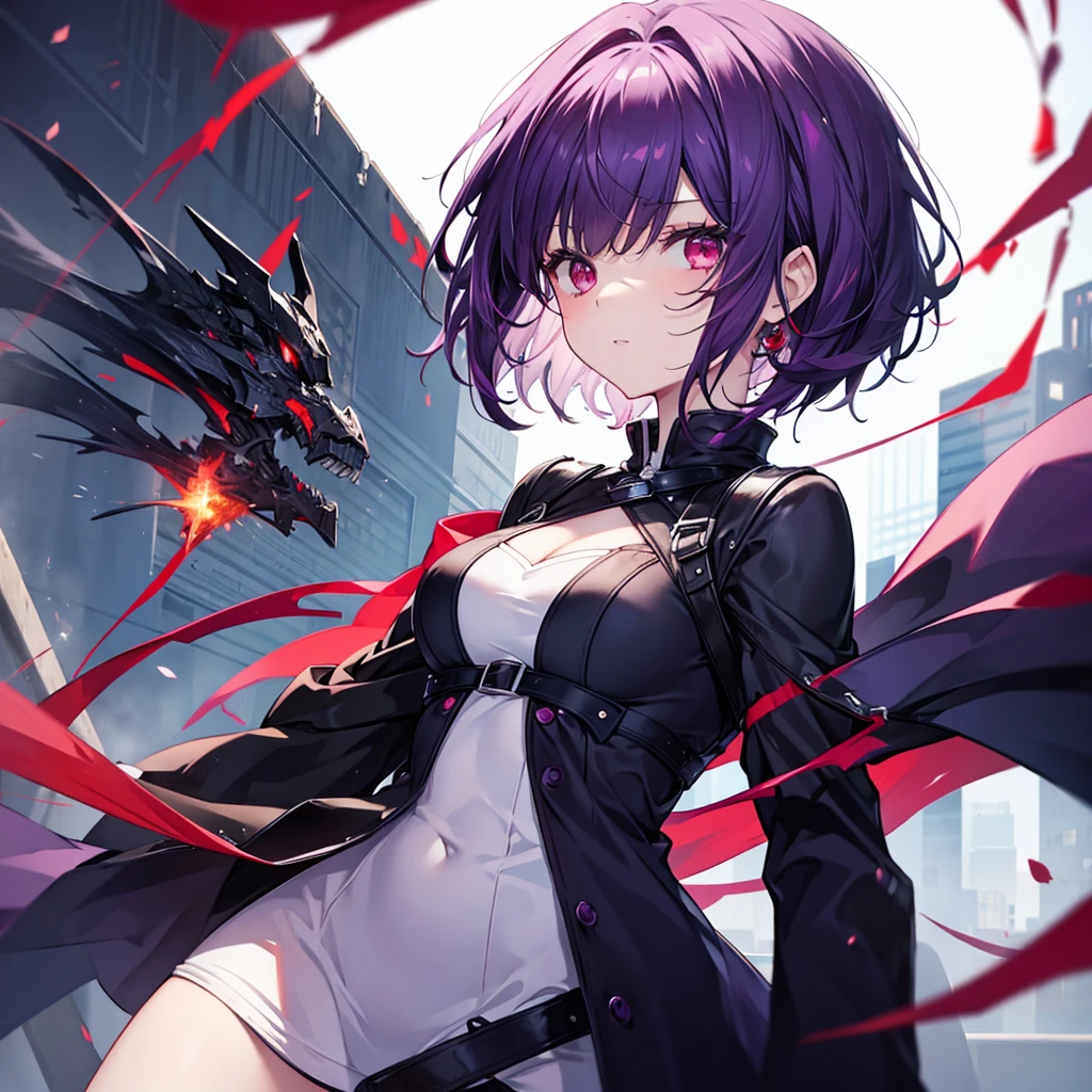 short hair dark purple hair girl with red eyes. She&#39;s half vampire and dressed like a prince.. My height is 165cm and I am short. . she is handsome,She lifts her skirt and shows her vagina.,big bust,big tits,cleavage,spread your legs,bed,wet clothes,Masturbating while rubbing her vagina with her hand,drooling,cleavage,Heart,long hair,blush,cleavage,cardigan,NSFW,leaking semen,dildo,:D