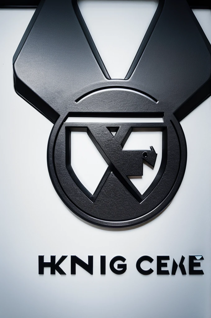 create a emblem with HK letter 