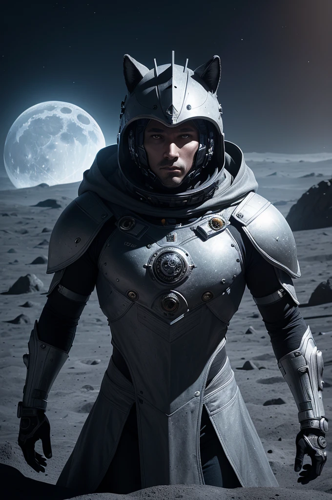 “ god on the moon.”

(Modelo Tess – AI Dream v 2.0)

God in a lunar landscape, incorporating elements of mythology or science fiction. The image can explore the duality between man and wolf, just like the loneliness of the moon