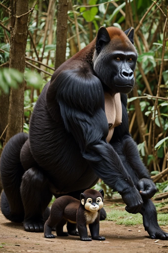 Function of a fox , gorilla,orca , capibara