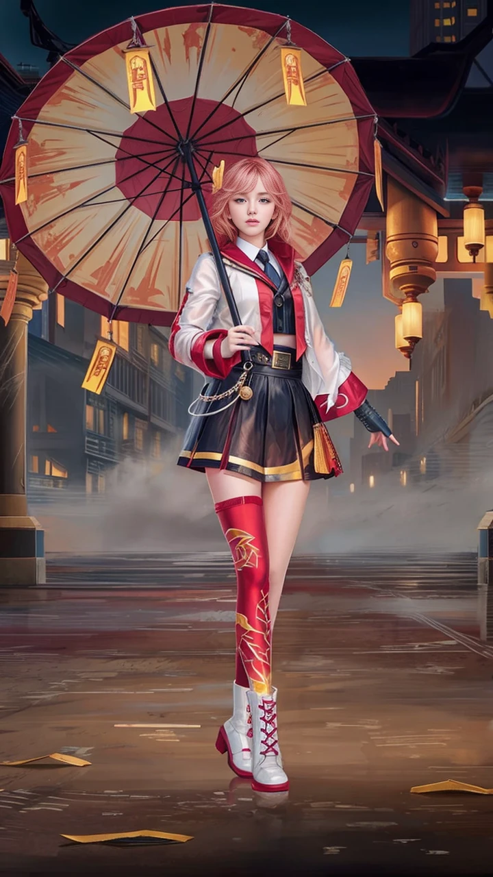 (1girl:1.3), Solo, (((Very detailed face)))), ((Very detailed eyes and face)))), Beautiful detail eyes, Body parts__, Official art, Unified 8k wallpaper, Super detailed, beautiful and beautiful, beautiful, masterpiece, best quality, original, masterpiece, super fine photo, best quality, super high resolution, realistic realism, sunlight, full body portrait, amazing beauty, dynamic pose, delicate face, vibrant eyes, (from the front), She wears Spider-Man suit, red and black color scheme, spider, very detailed city roof background, rooftop, overlooking the city, detailed face, detailed complex busy background, messy, gorgeous, milky white, highly detailed skin, realistic skin details, visible pores, clear focus, volumetric fog, 8k uhd, DSLR, high quality, film grain, fair skin, photo realism, lomography, futuristic dystopian megalopolis, translucent