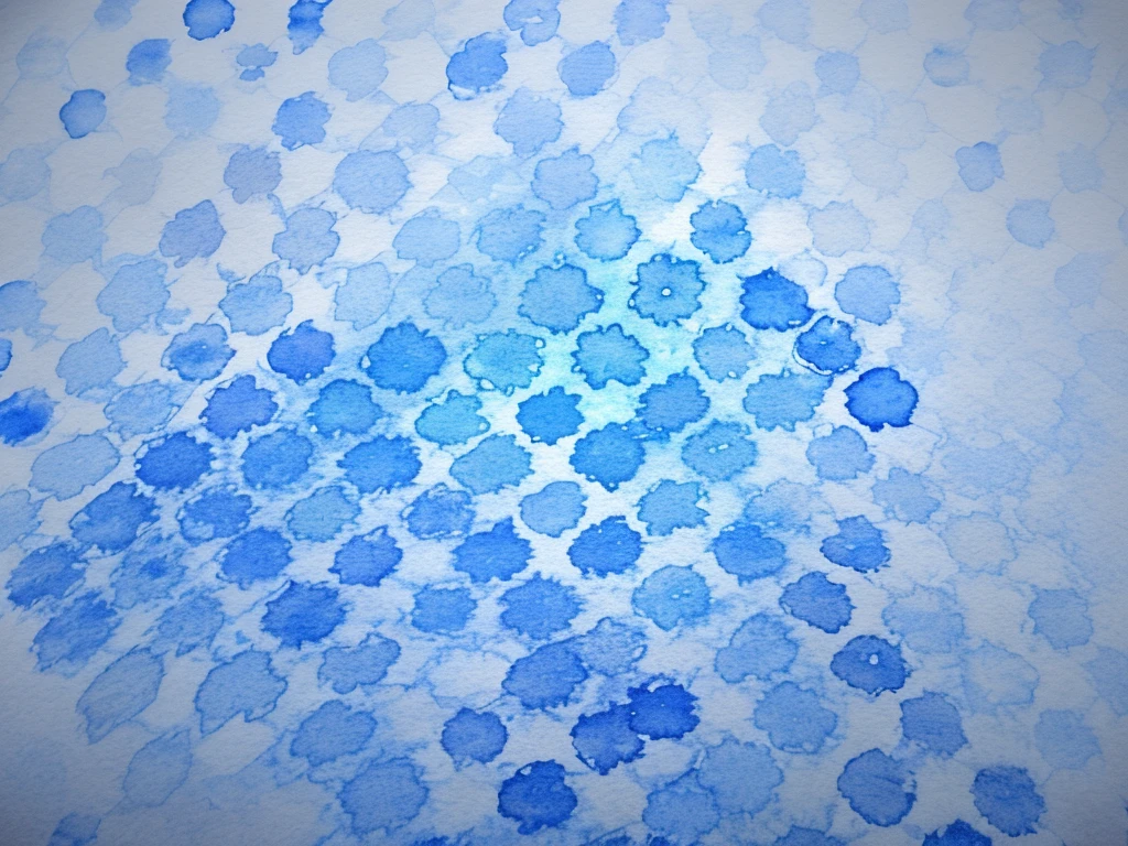 Vector japanese geometric seamless pattern background, Watercolor vibration blue and white