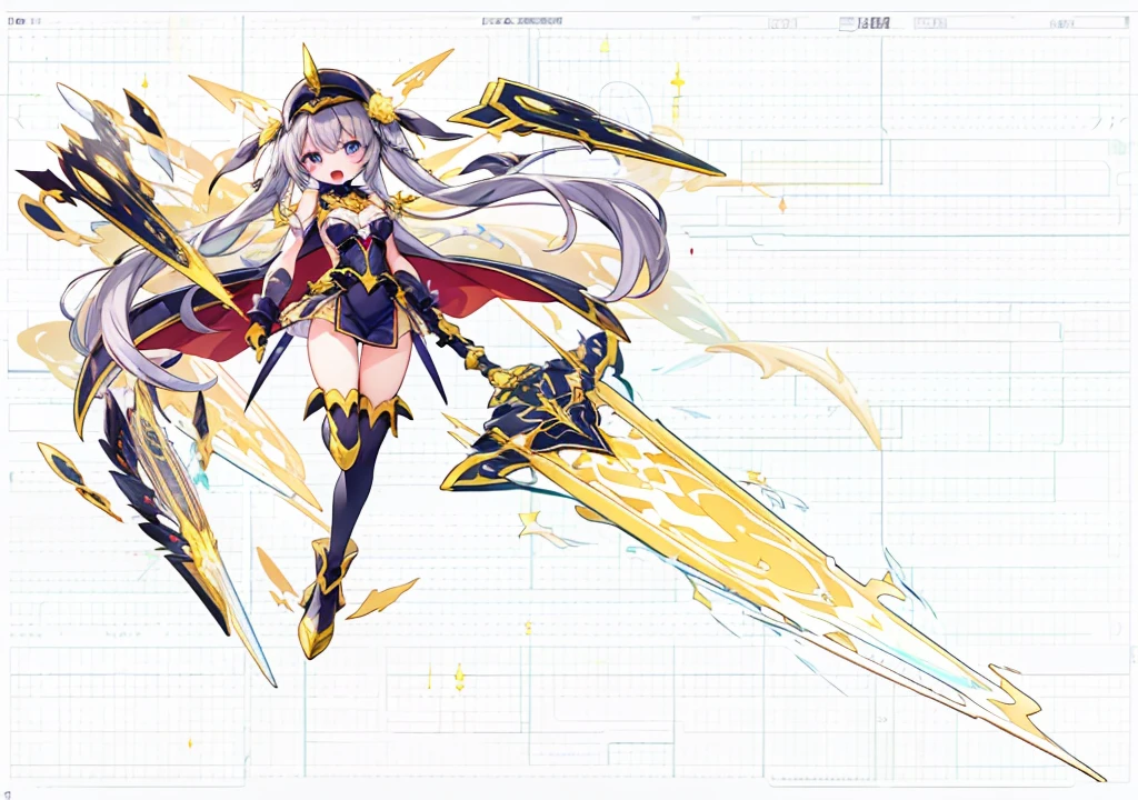 Generate the same character as the image, Full HD, 4K, no blur, neon lights around, lightning around the character, the anime magical girl style character,