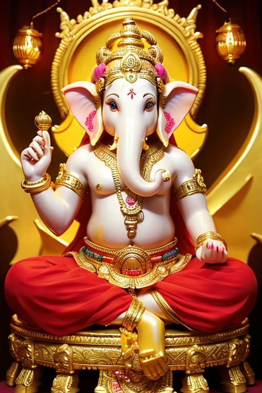 Ganesha　Economic fortune　gold　yellow　
