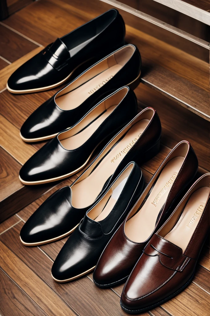 Several brand shoes