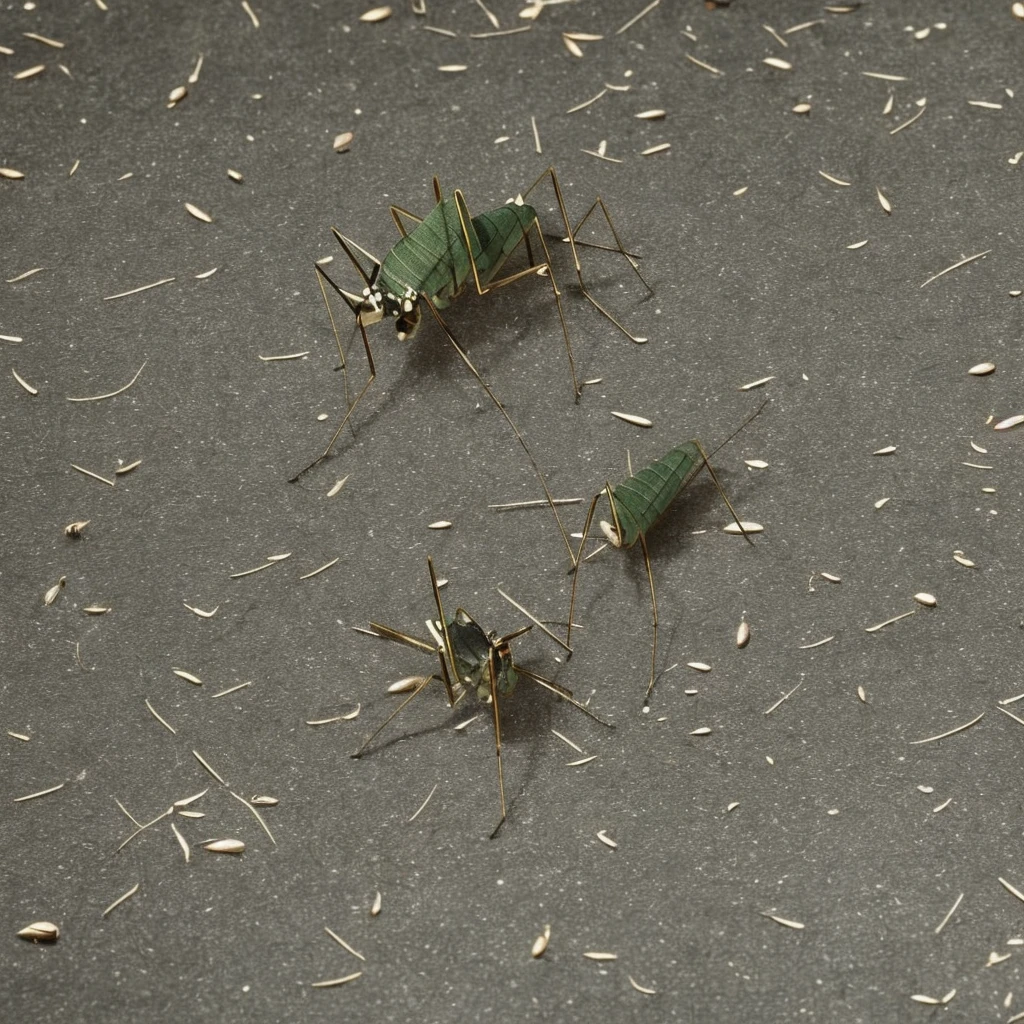 Mosquitoes are weak、The eyes are crossed