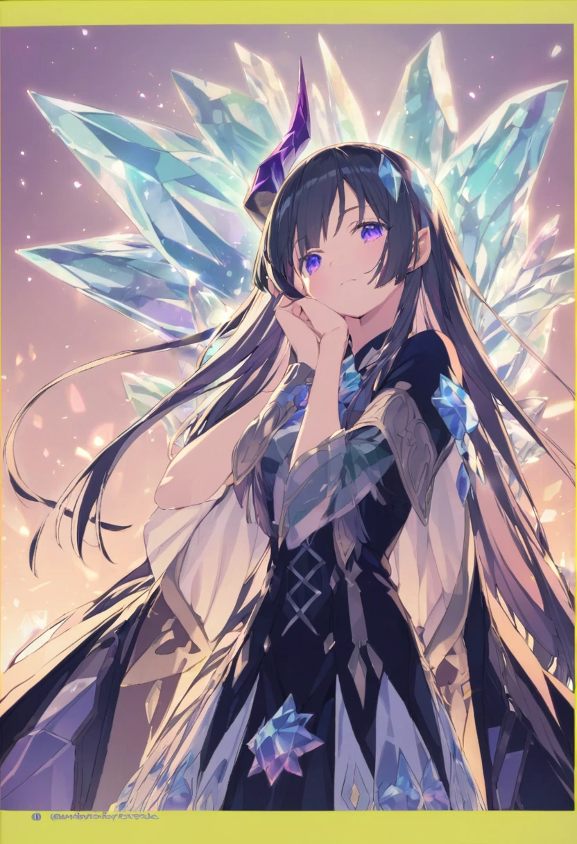 Place your hand on your cheek Perfect Fingers Insanely embarrassing Crystal Horn Shining Crystal
