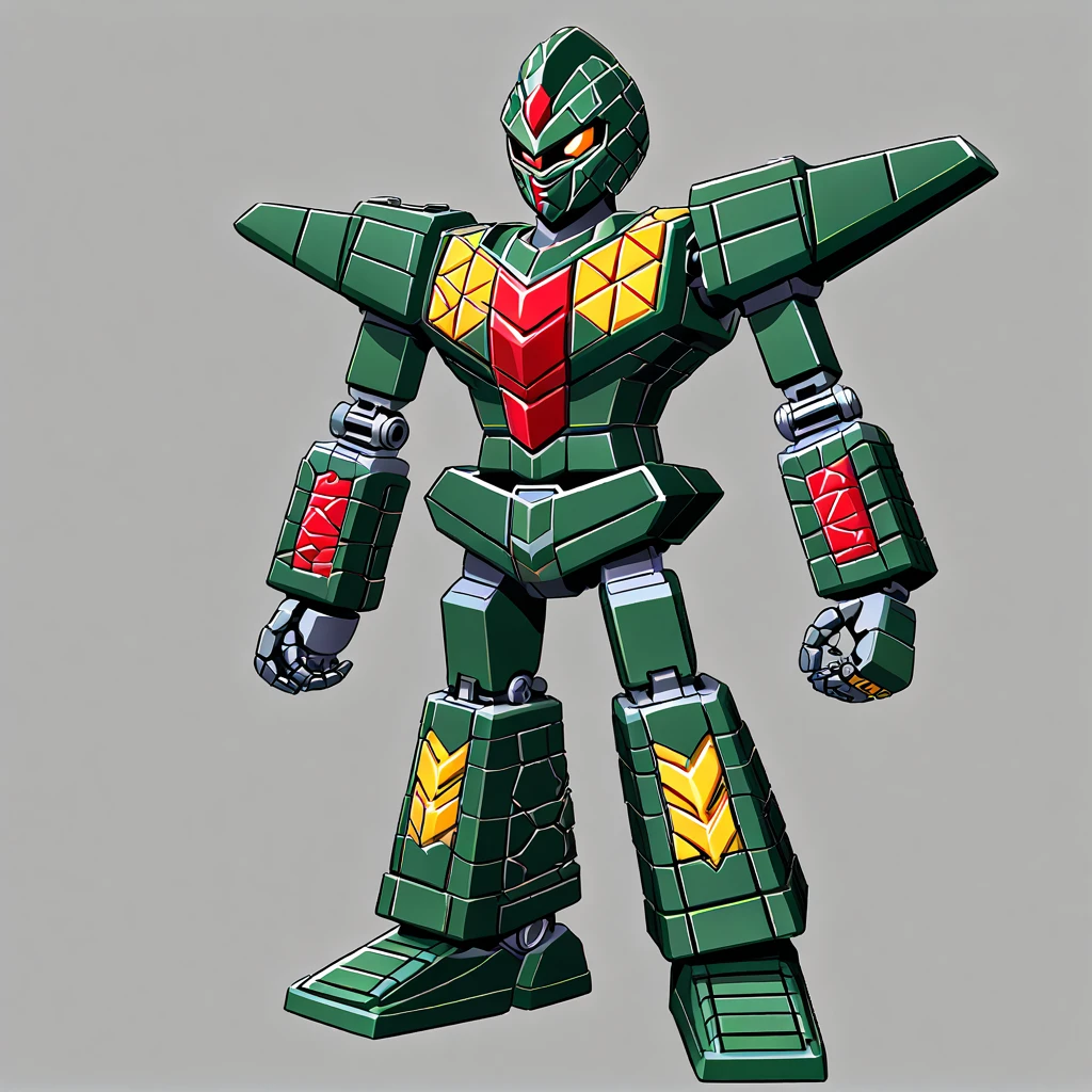 multiversus, full body, Kamen rider, robot crocodile motif, dark green colour