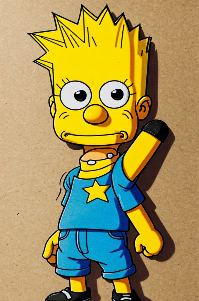 Draw bart simpson