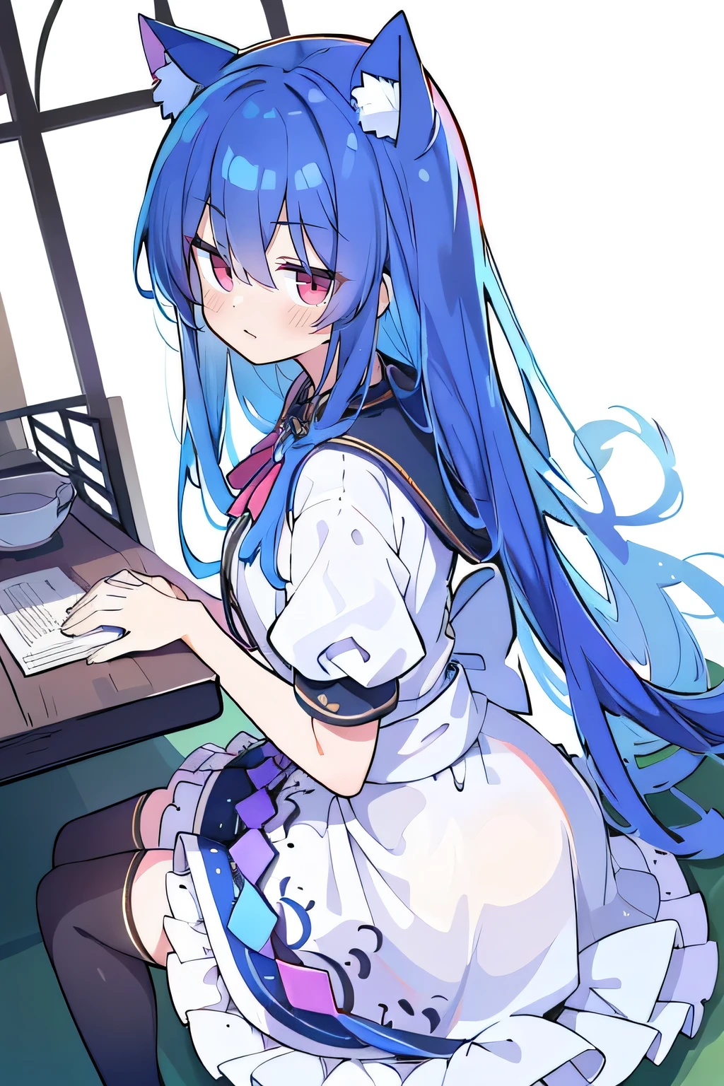 NSFW,masterpiece,Highest quality,High resolution,Super detailed,Roxy Migurdia\(Mushoku Tensei ～If you go to ther world, you'll get serious～\),Small breue Eyes,Blue Hair,Long Hair,Braid,Twin Blade,shirt、Long sleeve、Black Skirt,(teacher),(gentlemen),Iron Collar,Astonishment,Embarrassed,sexual exct,Estrus,blush,((Sng)),Sweat,heart,School,classroom,(male),Having sex,Insert,Creampie,Artanding,forning posture,From the side