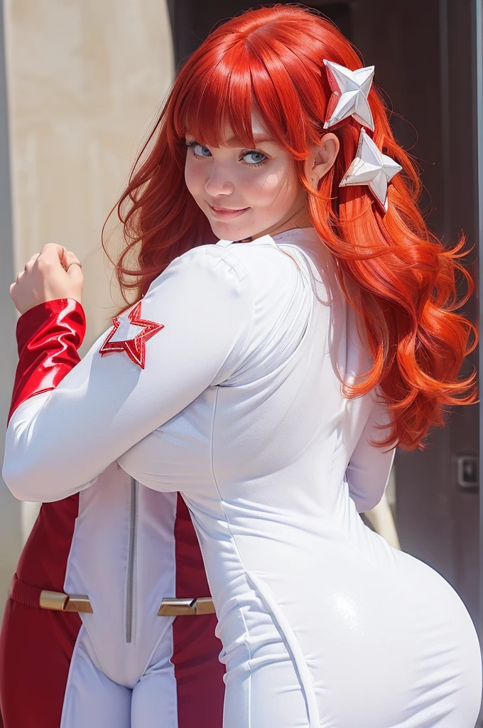 (white weight girl:1.5),(beautiful face:1.3),(giganticboob:1.4) (big red star:1.4),(beautiful skin:1.1),(gigantic power suits dress:1.4)
(colorful:1.4),(bright asshole:1.3),(shiny hair:1.5),(lot of dimple :1.6),(last bangs :1.2)