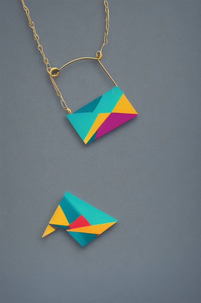 CREATE A logo with a modern triangle,
