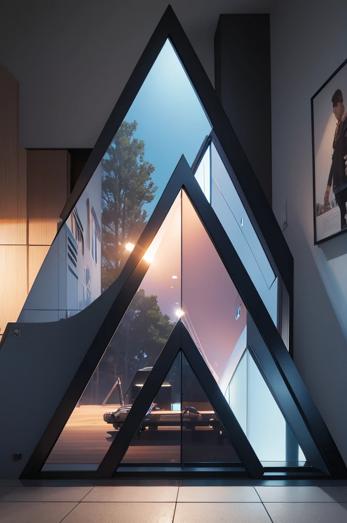 a modern triangle,