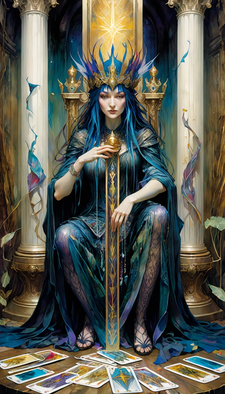 gufeng style, I want you to create an amazing work of art inspired by the goddess Aphrodite, sacou? She is the owner of beauty and love, then the image needs to be stunning, entendeu? Give a way to show all her sensuality and charm, with colors that match perfectly and make everything more magical. This goddess is powerful, then it makes her look like the queen of Olympus! Ah, and does not forget to put a divine glow on it, assim todo mundo vai se apaixonar! Bota uns toques sutis, some special details that only artists get, e pronto! Vai ficar uma obra de arte que todo mundo vai querer ter na parede, pode apostar!, , detalhes intrincados, perfect features, Dramatic, Cinematic lighting, Highlight lighting, SSAA, smooth rendering, no noise --testp --ar 2:3 --video