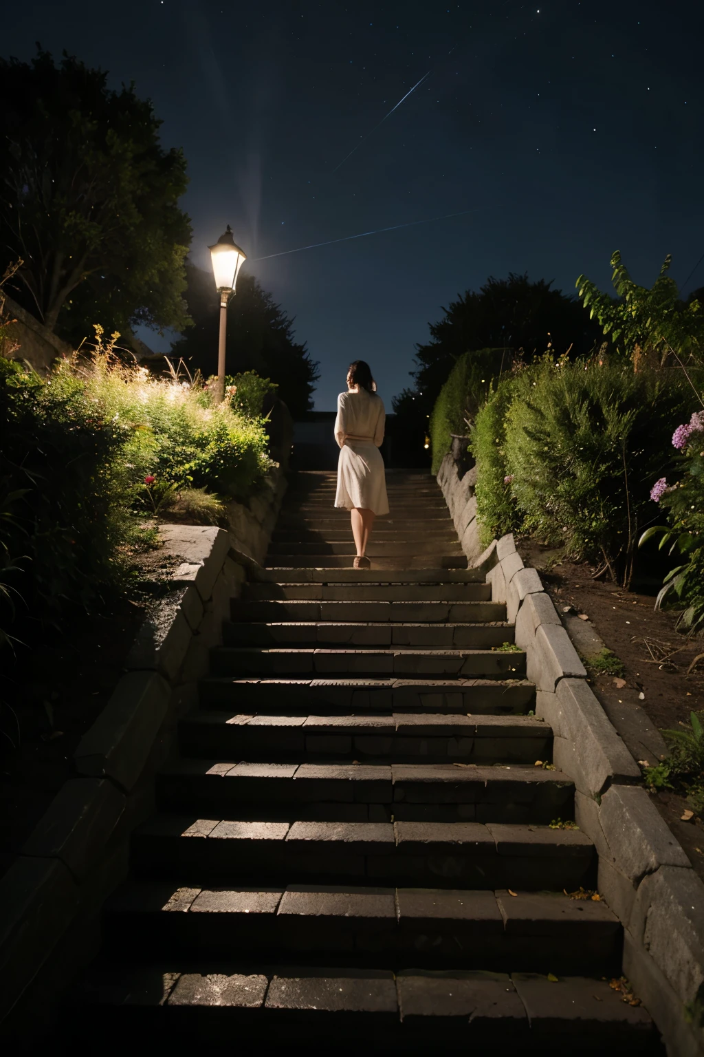 Shining bright in the dark of the night The light of guidance full of peace Guiding the lost steps Towards a path full of blessings