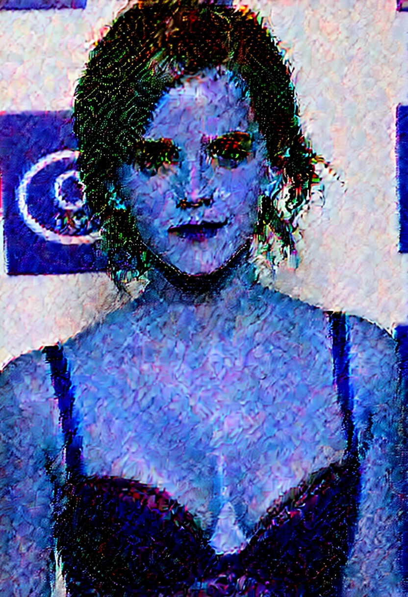 photo of beautiful Emma Watson, huge tits, red lingerie