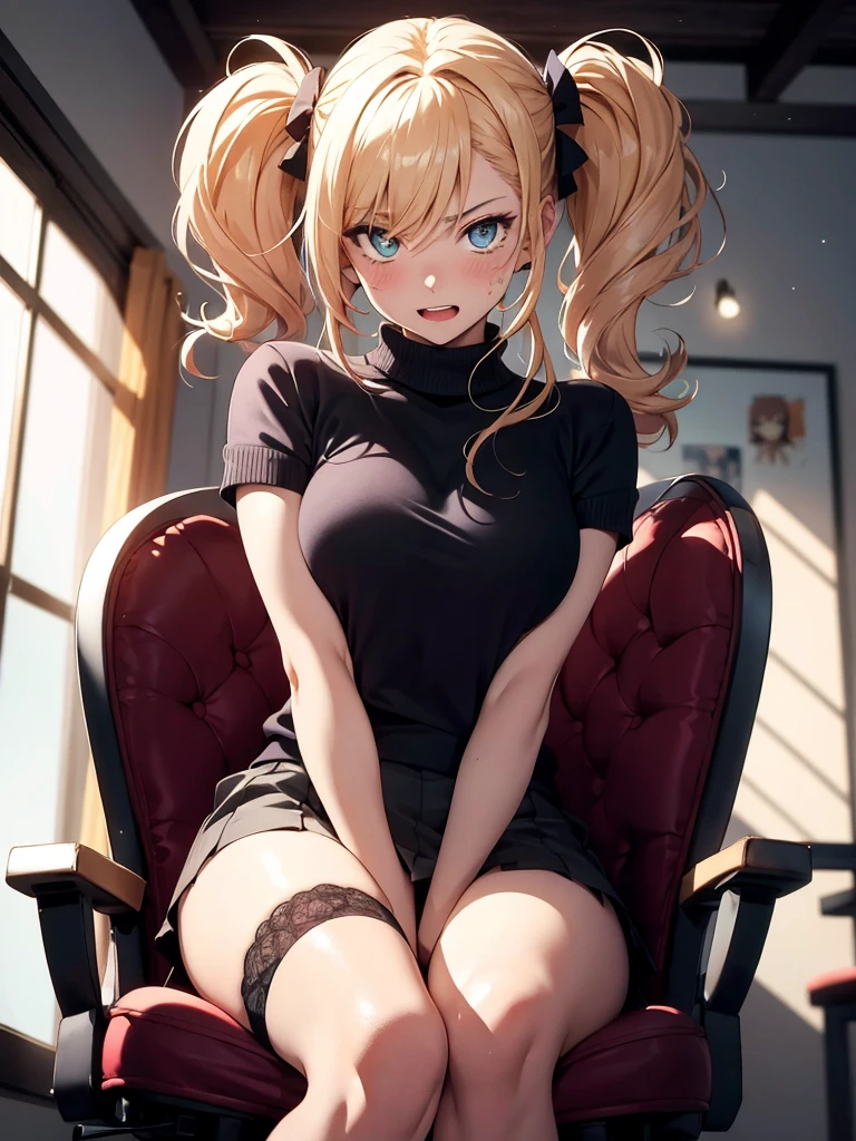 anime girl laying on bed with headphones on and holding a cell phone, thicc, sexy pose, seductive anime girl, beautiful anime girl squatting, the anime girl is crouching, cute pose, , anime pose, oppai, satisfied pose, anime vibes, checking her phone, very sexy pose, various pose, (sfw) safe for work