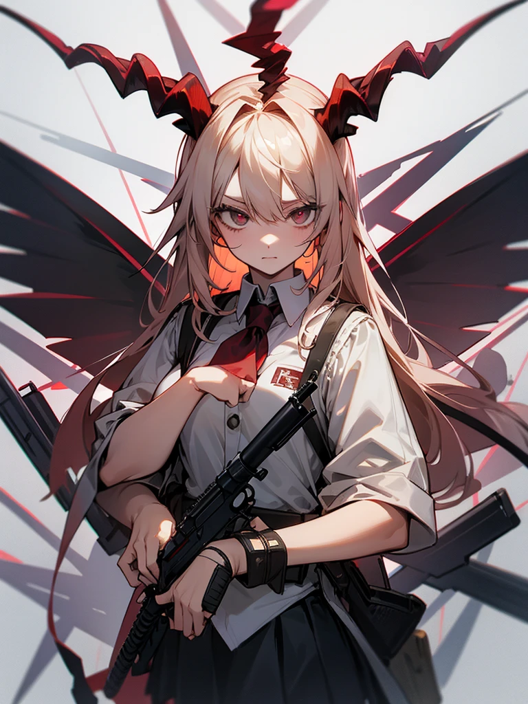 Devil's Horn，Big ，High School Students，Holding a gun，Humanity