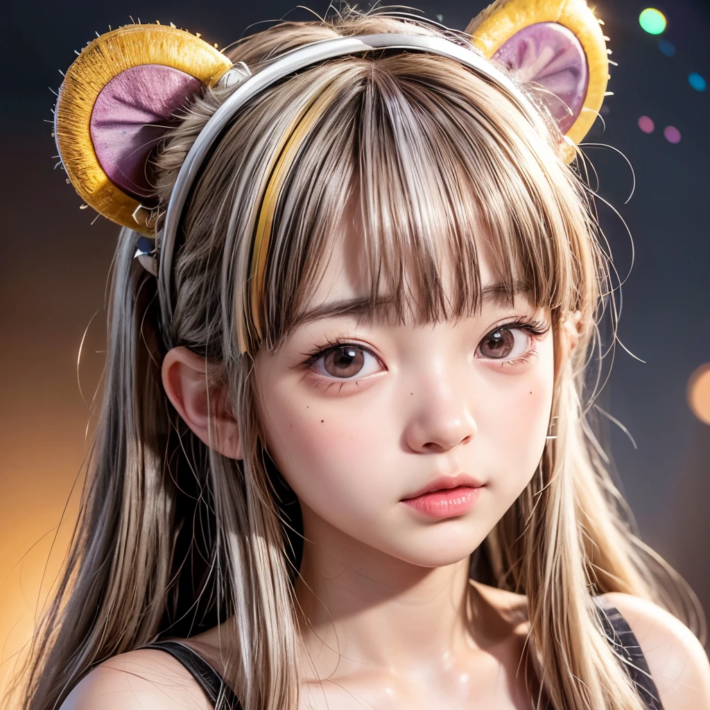 NSFW, 8k, High-level, absurd, masterpiece, best quality, primitive, very detailed CG, very detailed wallpaper, perfect lighting, Extremely detailed (((The personifying " Tony Tony Chopper " as a Little Girl))), MysticSight, Tyndall effect, Tyndall scattering, Studio gray background with (many Dazzling RainbowColor particles BokeH:1.28), (RoundlyButts, ThighGap), (Exposed:0.4), (Assfocus with looking ahead), BREAK (NOGIZAKA face variations) Extremely Detailed very KAWAII face variations, perfect anatomy, Childish, captivating gaze, elaborate detailed Eyes with (sparkling highlights:1.28), long eyelashes、Glossy RED Lips with beautiful details, Coquettish tongue, Rosy cheeks, Radiant PearlSkin with clear transparency . { (Dynamic LifeLike expressions:1.4) | :d) }, (large eyes:-1) .