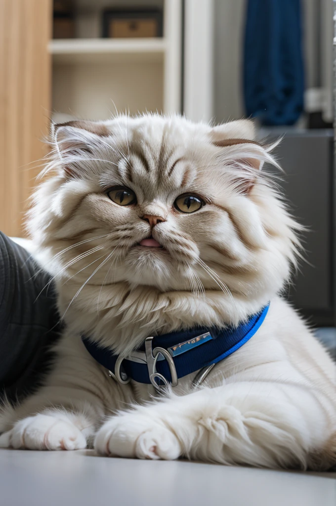 3 Persian cat Laughing (Cyber Realistic)