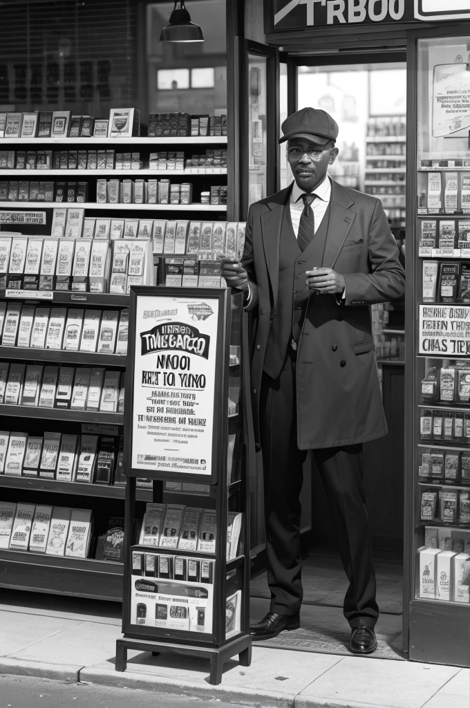 Ad for tobacco store
