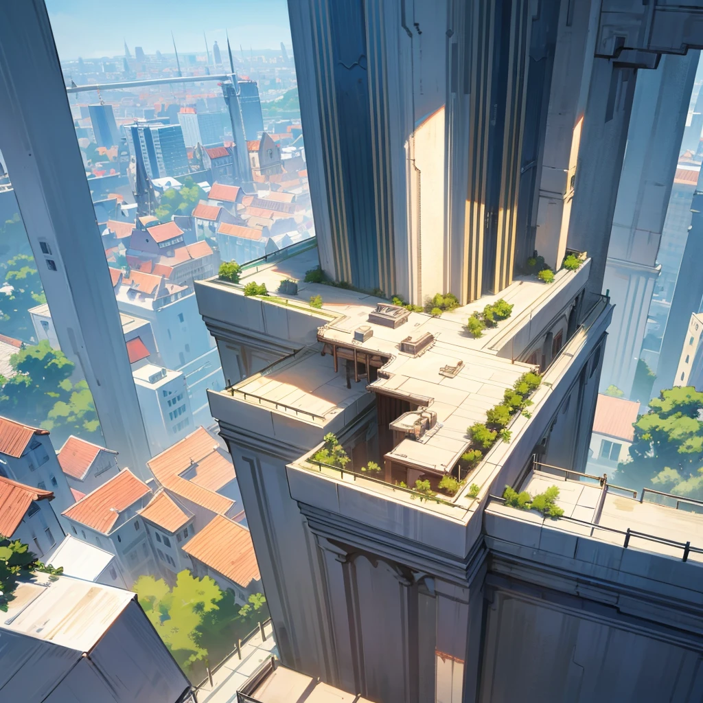 A city builted in the wall canion 