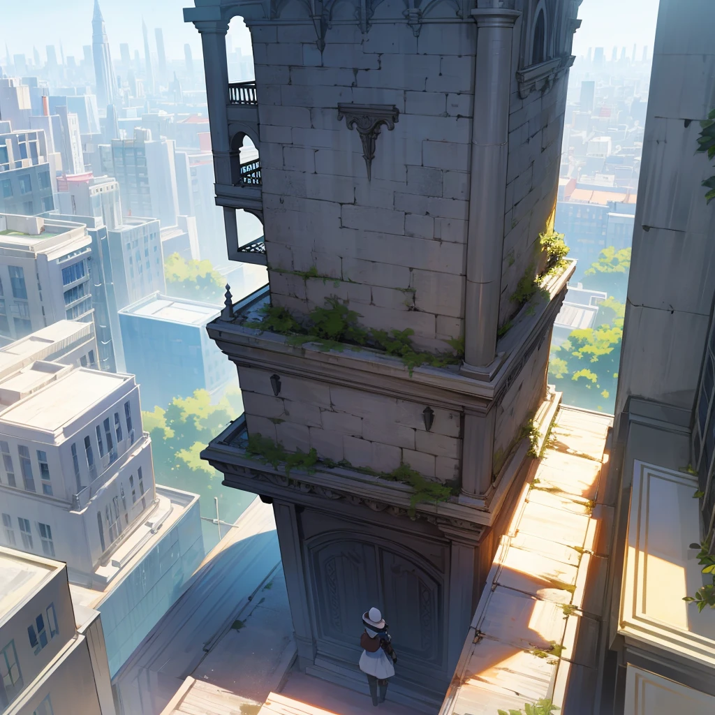 A city builted in the wall canion
