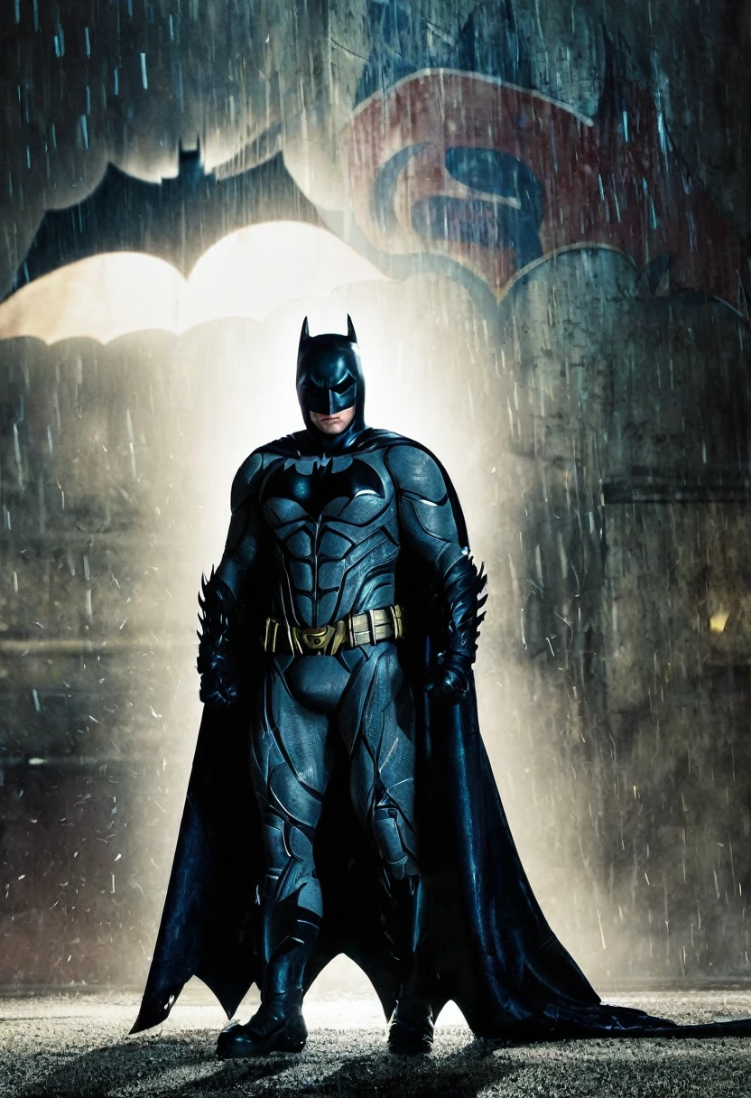 In this pic there is batman but it's the batman from the film Batman VS Superman (2016).