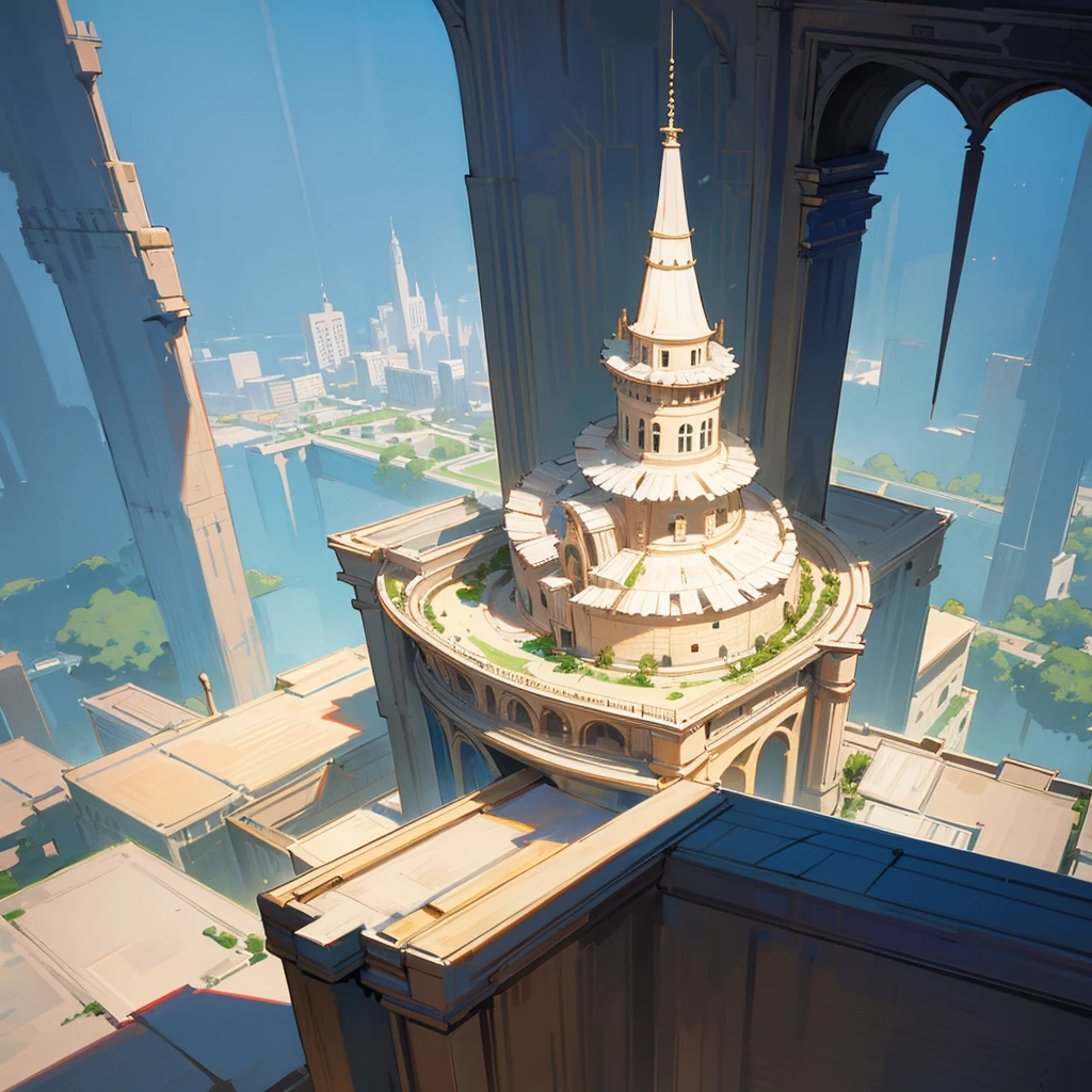 A city builted in the wall of grand canion