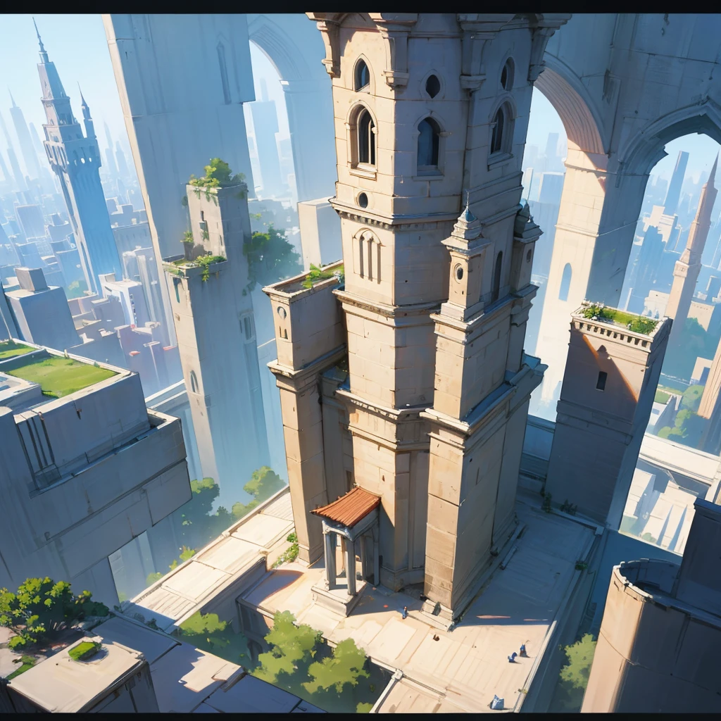 A city builted in the wall of grand canion 