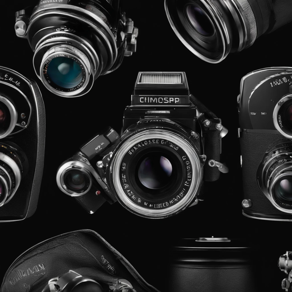 Classic camera black colors,

