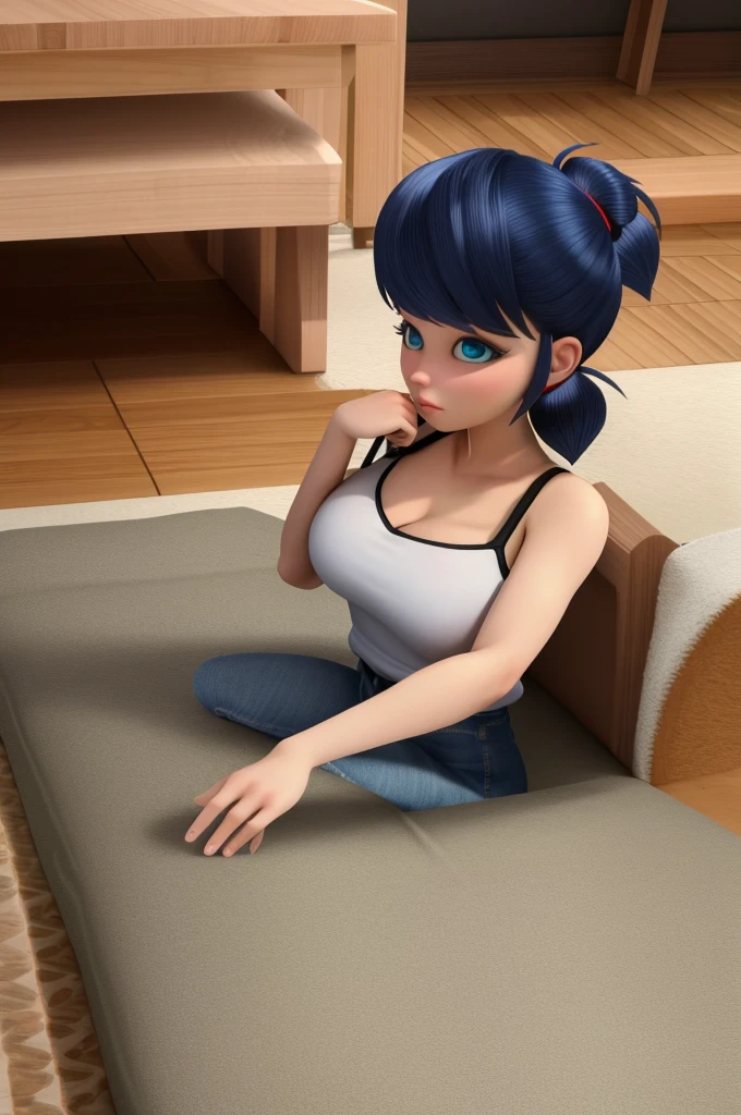 black short hair girl
