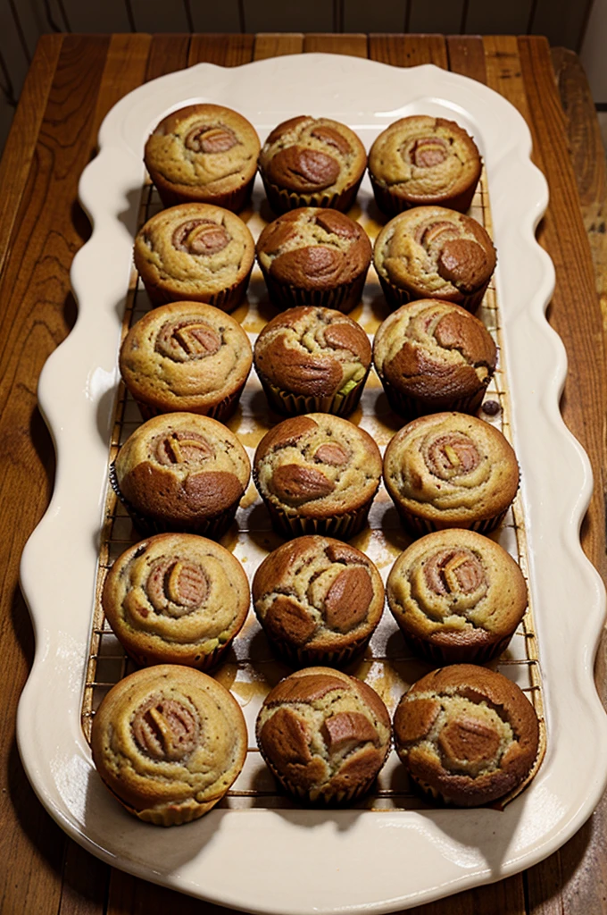 Cinnamon Banana Bread Muffins