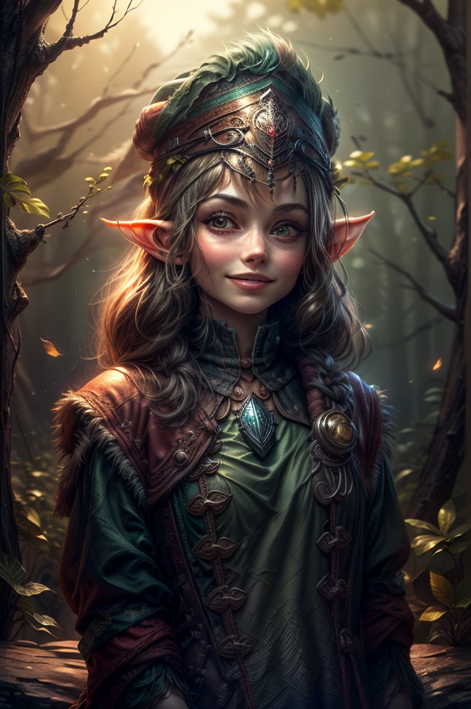 (Full focus: 1.5), (Full body: 1.5), (Stand with feet together: 1.2), (Fantasy forest elf with pale green skin and shiny light brown hair dynamic pose, smiling and dreamy sitting on a rock:1.3), cinematic lighting, shine, ((tracing of sun rays passing through the trees of the lush forest:1.3)), framed, character chart, cheat sheet, HD, masterpiece, Textured Skin, Super detail, high details, textured skin, high details, high quality, Awarded, Best quality, high resolution, 32k