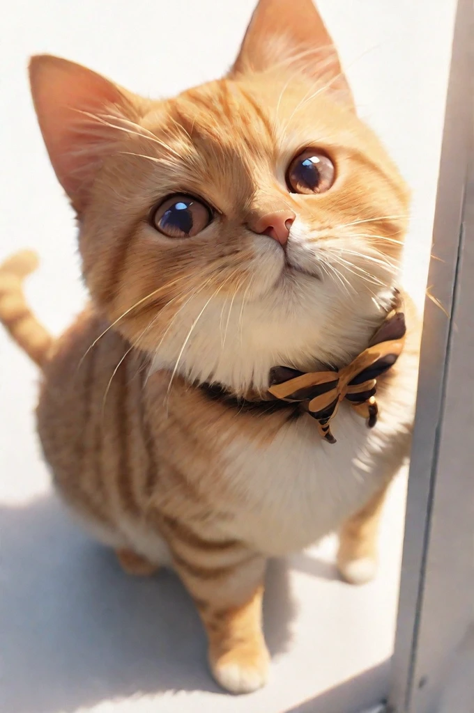 ((Best quality)), ((masterpiece)), (detailed), mini bee cat