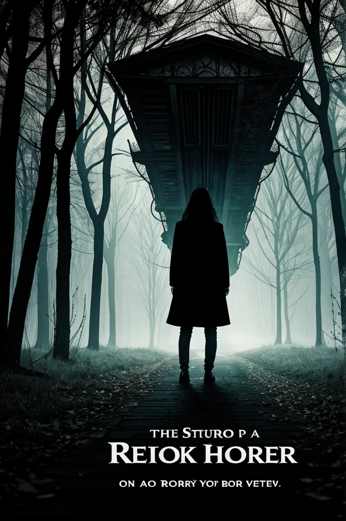 Create a Horror Story Cover for a Book, The title is Seeing is believing.