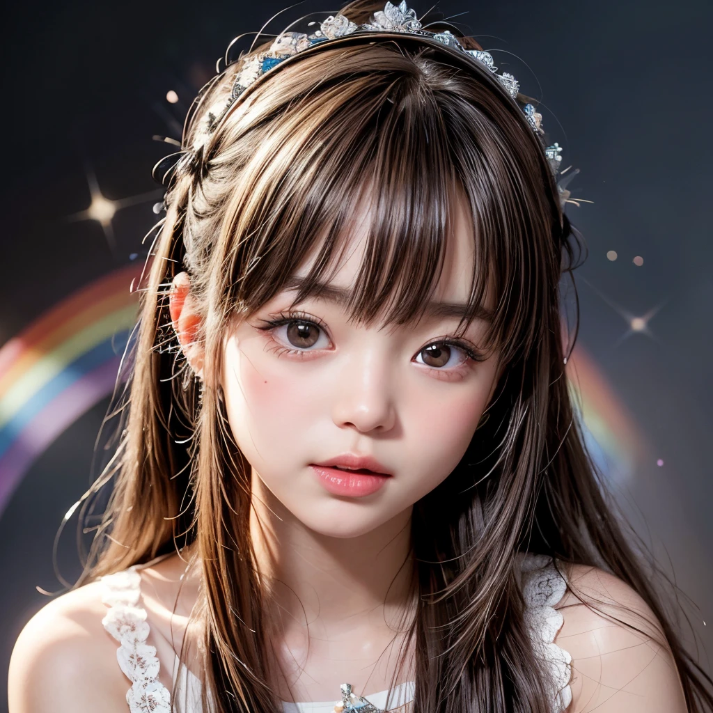 NSFW, 8k, High-level, absurd, masterpiece, best quality, primitive, very detailed CG, very detailed wallpaper, perfect lighting, Extremely detailed (((The personifying " Los Angeles Raiders " as a Little Girl))), MysticSight, Tyndall effect, Tyndall scattering, Studio gray background with (many Dazzling RainbowColor particles BokeH:1.28), (RoundlyButts, ThighGap), (Exposed:0.4), (Assfocus with looking ahead), BREAK (NOGIZAKA face variations) Extremely Detailed very KAWAII face variations, perfect anatomy, Childish, captivating gaze, elaborate detailed Eyes with (sparkling highlights:1.28), long eyelashes、Glossy RED Lips with beautiful details, Coquettish tongue, Rosy cheeks, Radiant PearlSkin with clear transparency . { (Dynamic LifeLike expressions:1.4) | :d) }, (large eyes:-1) .