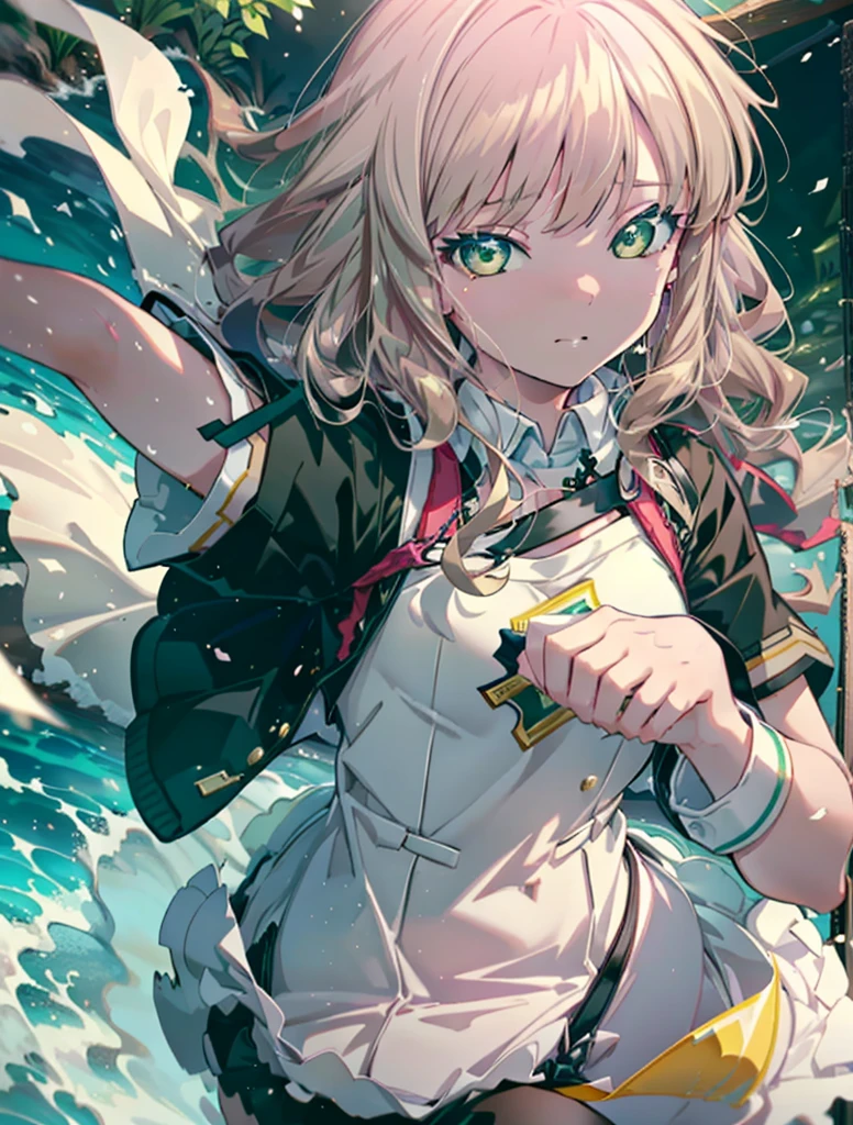 minami yume ,sss Dynazenon ,Long Hair, Brown Hair, (Green Eyes:1.5) ,smile,Wedding dress,Wedding Skirts,holding a large bouquet of flowers in both hands,Tears stream down her face,Tears of joy,I cry a lot,Stand Glass,
break outdoors, Association,Chapel,
break looking at viewer, whole body,
break (masterpiece:1.2), Highest quality, High resolution, unity 8k wallpaper, (shape:0.8), (Beautiful and beautiful eyes:1.6), Highly detailed face, Perfect lighting, Highly detailed CG, (Perfect hands, Perfect Anatomy),